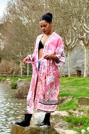Kimono Flamingo Paradise