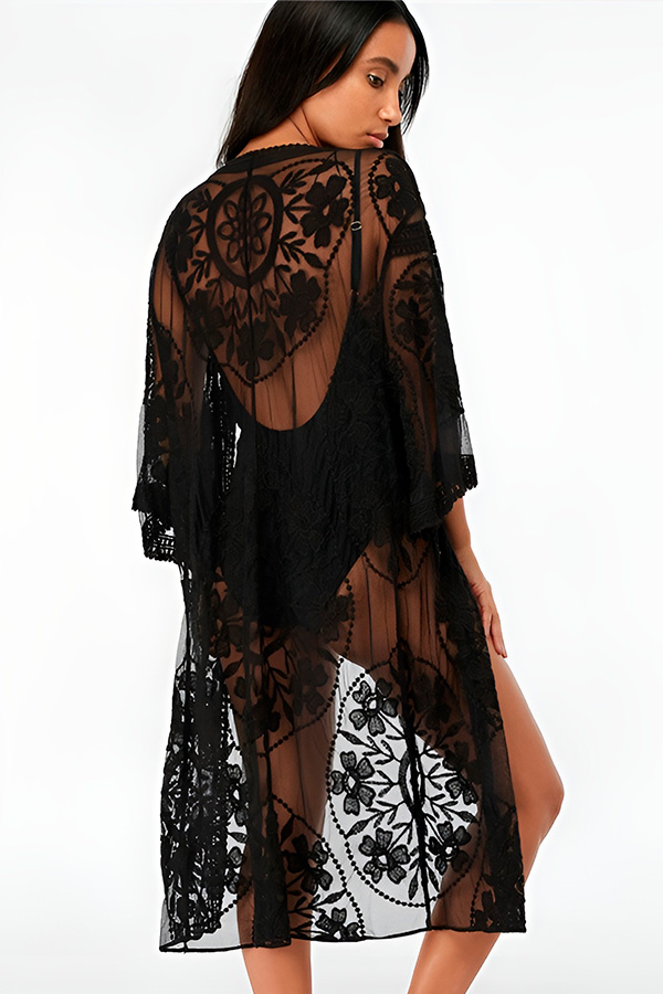 Kimono Flower Lace - Imagen 2